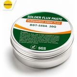 Piyatech BST-559A Kurşunsuz Lehim Pastası Krem Flux 30G Bga Pcb Devre Kartı Tamir Macunu - 1 Adet - 00-Siyah - Beyaz