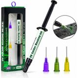 Piyatech G10 Uv Lehim Maskesi 3cc Yeşil | Pcb Anakart Tamir Uv Solder Mask Koruyucu Devre Boyası - 1 Adet - 00-Siyah - Beyaz