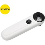 Piyatech LED Işıklı Taşınabilir Cep Büyüteci - Hassas Tamir ve Okuma Lup Büyüteç - 0 - Siyah - 10