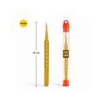 PİYATECH Profesyonel Hassas İnce Uçlu Elektronik Ve Tamir Cımbızı BT-15 - 16 Cm