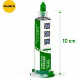 Piyatech RL-403 Şırınga Tipi Sıvı Lehim Pastası 183 Derece 10 cc Telefon Tamir - 1 Adet - 00-Siyah - Beyaz