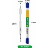 Piyatech RL-T245-I Süper Ince Iğne Tip Entegre Havya Ucu T245 Profesyonel Mikro Lehimleme Kartuş Ucu - 1 Adet - 00-Siyah - Beyaz