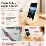 Piyatech Sevimli Kedi Figürlü Telefon Tutucu Masa Üstü Dekoratif Telefon Standı, Ofis & Ev Aksesuarı - 001-Renkli - 10 - Normal