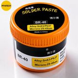 Piyatech SN63/PB37 Krem Lehim Pastası Lehim Macunu 25-45 Mikron Smd Bga Anakart ve Entegre Tamiri - 1 Adet - 00-Siyah - Beyaz
