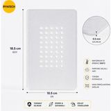 Piyatech Yanmaz Silikon Delikli Kaymaz Seperatör Pedi 18.5X10.5 cm 300 Derece Isıya Dayanıklı Çok Amaçlı Mat - 001-Renkli