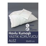 Piyes Home 2 'li Sıvı Geçirmez Fermuarlı Havlu Yastık Alezi 50 X 90