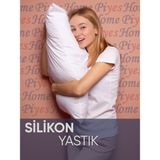 Piyes Home Silikon Yastık - 50 x 70 cm - Beyaz