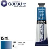 Piyop Aquafine Guaj Boya Tüp 15ML 142 Phthalo Blue