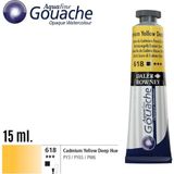 Piyop Aquafine Guaj Boya Tüp 15ML 618 Cadmium Yellow Deep Hue