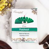 Piyop Aromatika Paçuli Kokulu Konik Tütsü - Kahverengi
