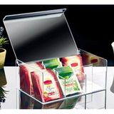 Piyop Çay Kutusu 6 Bölmeli Kapaklı Poşet Bitki Çayı Saklama Kabı