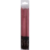 Piyop Doğum Günü Pasta Mumu Pastel 16 cm - 6'lı Kırmızı