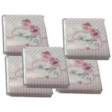 Piyop Hediyelik Hoşgeldin Bebek Yazılı Sargılı Çikolata - 48 Adet Pembe - 300 gr