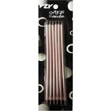 Piyop Pasta Mumu Pembe 20 cm 6 Lı Paket