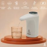 Pizen Flow USB Şarjlı Otomatik Damacana Su Pompası Tds Ölçer 250ML 500ML 1l 2l Ölçü Özellikli - Beyaz