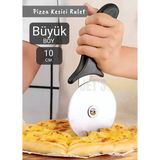Pizza Kesici Paslanmaz Börek Kesici Çelik Pizza Bıçağı Tatlı Kesici Büyük Boy Çap 10 Cm