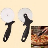 Pizza Kesici Pizza Bıçağı Pizza Kesme Bıçağı Pizza Ruleti 1 Adet Paslanmaz Pizza Börek Kesme Bıçağı Gri - Siyah