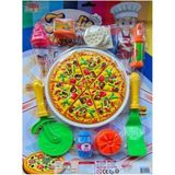 Pizza Kesilen Meyve Sebze Dondurma Bisküvi Pasta 17 Parça Evcilik Oyuncak