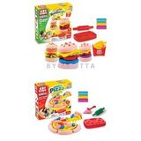 Pizza Seti Oyun Hamuru 150 gr + Hamburger Seti Oyun Hamuru 150 gr