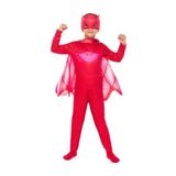 Pj Maskeliler Kız Çocuk Kırmızı Owlette Baykuş Kostüm