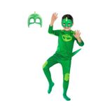 Pj Maskeliler Pijamaskeliler Kertenkele Çocuk Kostüm - Tulum + 2 Adet Maske Set Çok Renkli