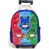 Pj Masks Çekçekli Okul Çantası 10373 - Renk - Kırmızı - Mavi - Yeşil