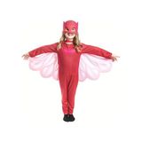 Pj Masks Pj Maskeliler Kız Çocuk Kırmızı Owlette Baykuş Kostümü - 3 - 4 Yaş