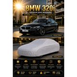 PJ & Me BMW 320i 2020-2026 Uyumlu Oto Branda Tam Gövde Araç Koruma Örtüsü Suya Dayanıklı UV Korumalı Nefes Alabilen Boya Dostu 4 Mevsim Gri