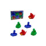 PJMASKS Oyuncak Pjmask 6'lı Arabalı Pj Maskeliler 6 Figür 10 Cm Karakter Çek Bırak Figür Oyuncakları