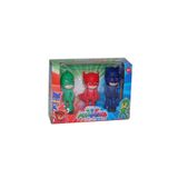 PJMASKS Unisex Çocuk Turuncu Pijimaskeliler Aksiyon Figür Oyuncak Seti 3lü Set