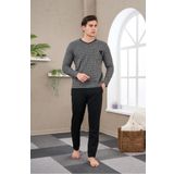 PJS 23710 Erkek Jakarlı Pijama Takım