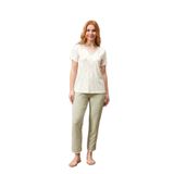 Pjs Kadın Pijama Takımı, Yeşil, 38 Beden, Micro Kumaş, Polyamid Elastan