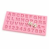 PK1000278 - Silikon Kalıp Mum Kalıbı - Alfabe 1,5cm
