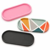 PK1001848 - Silikon Kalıp Mum Kalıbı - Oval Tabanlık