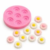 PK1002315 - Silikon Kalıp Mum Kalıbı Mini Çoklu Çiçekler