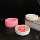 PK1002558 - Silikon Kalıp Mum Kalıbı Yuvarlak Mini Mum Kabı