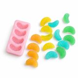 PK1002700 - Silikon Kalıp Mum Kalıbı 4lü Mandalina Dilimleri