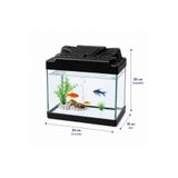 PKR Akvaryum mini siyah 3 mm cam