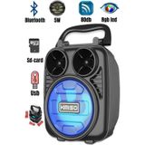 PL-4512 Bt USB Sd 3 Inç Bluetooth Rgb Işıklı Taşınabilir Hoparlör