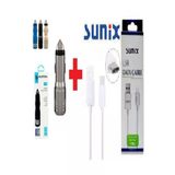 Pl-9111 Çift Usb-5V2.4a Çakmaklık Araç Içi Şarj Cihazı+Sunix Type-C Usb Şarj -1 Mt