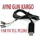 Pl2303 Usb Ttl Seri Dönüştürücü Kablosu Rs232 5102A To Arduino Çe