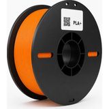 Pla+ Filament 1.75MM 1 kg Turuncu 3D Yazıcı Filamenti - 00-Siyah - Beyaz