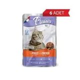 Plaisir 100 gr 6 Adet Pouch Tavuklu Ciğerli Kısırlaştırılmış Kedi Konservesi