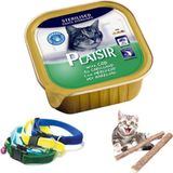 Plaisir 12x100 gr Ezme Tuna Balıklı Yaş Kedi Maması