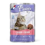 Plaisir 22x100 gr Pouch Somon Morina Balıklı Yaş Kedi Maması