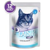 Plaisir Care 12x85 gr Urinary İdrar Taşı Önleyici Balıklı Pouch Yetişkin Kedi Maması