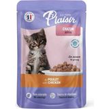 Plaisir Kitten Tavuk Etli Kedi Yaş Mama 100 Gr-6 Lı Paket