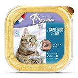 Plaisir Morina Balıklı Pate Kısırlaştırılmış ve Yetişkin 100 gr Kedi Yaş Maması