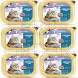 Plaisir Morina Balıklı Pate Süper Premium Yetişkin Kedi Yaş Maması 100 gr 6 Adet Lezzetli