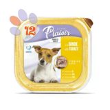 Plaisir Pate 150Gr Hindi Etli Yetişkin 12Adet Yaş Köpek Maması